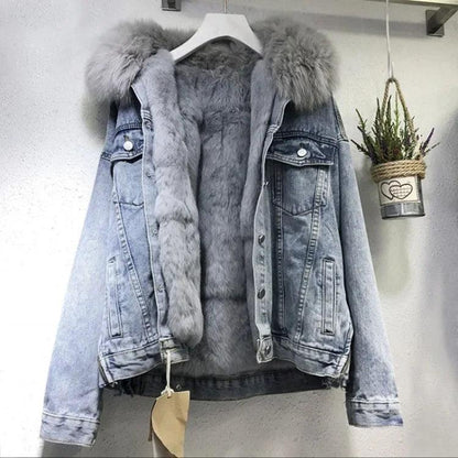 Veste en Jean Polaire Femme