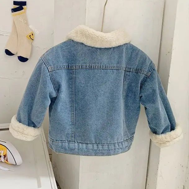 Veste en Jean Fourrure Bébé