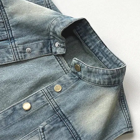 Veste en Jean Sans Manches Bébé