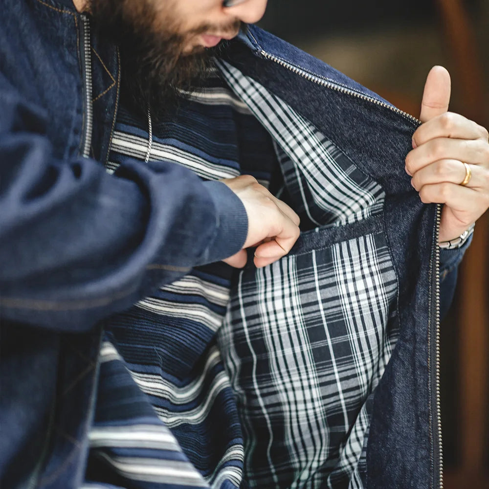 Veste en Jean Homme Bomber