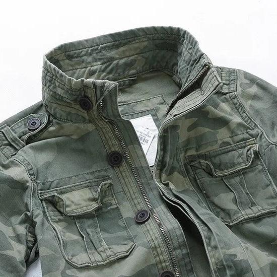 Veste en Jean Camouflage Militaire Homme