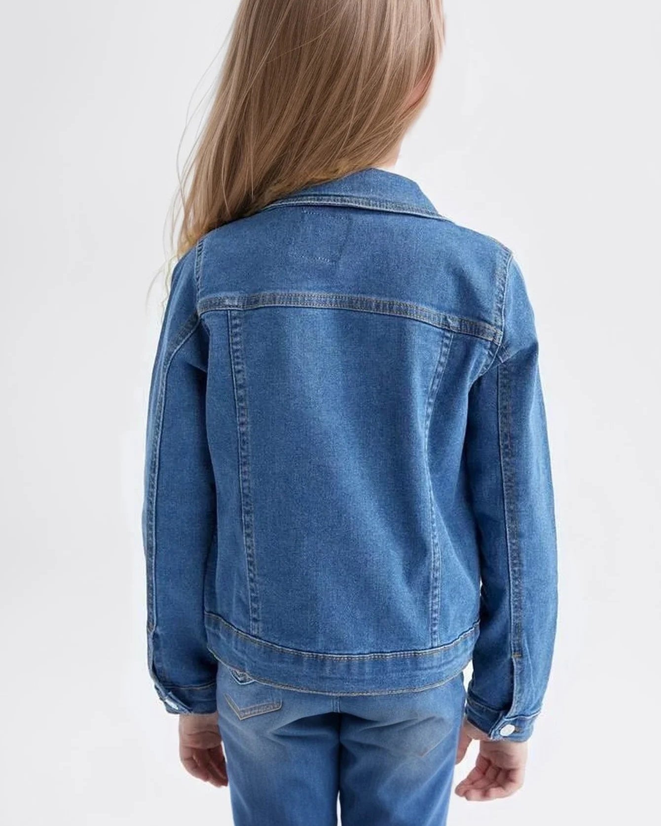 Veste en Jean Bleu Fille