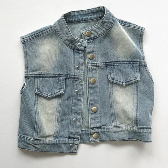 Veste en Jean Sans Manches Bébé