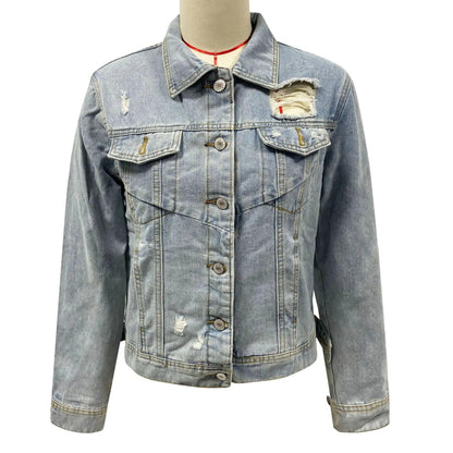 Veste en Jean Usée Femme