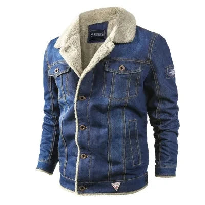 Veste en Jean Aviateur Homme