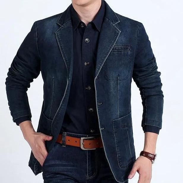 Veste de Costume en Jean Homme