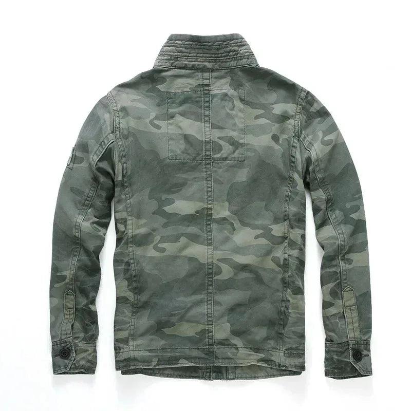 Veste en Jean Camouflage Militaire Homme