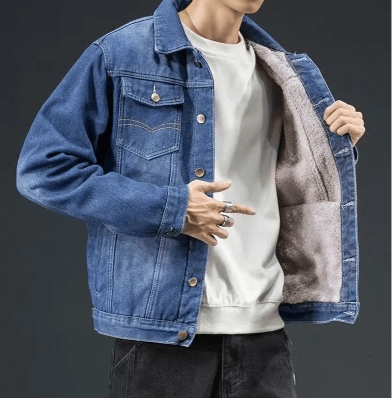 Veste en Jean Doublée Homme