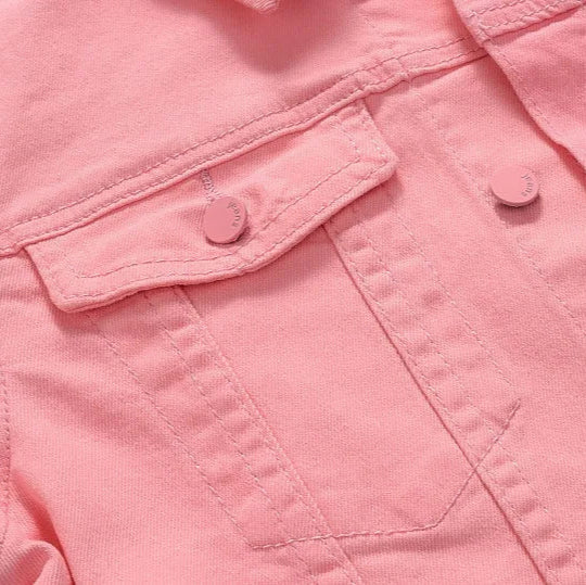 Veste en Jean Rose Slim Homme
