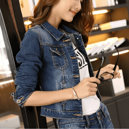 Veste en Jean Fine Femme