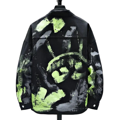 Veste en Jean Graffiti Homme