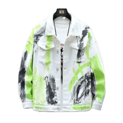 Veste en Jean Graffiti Homme