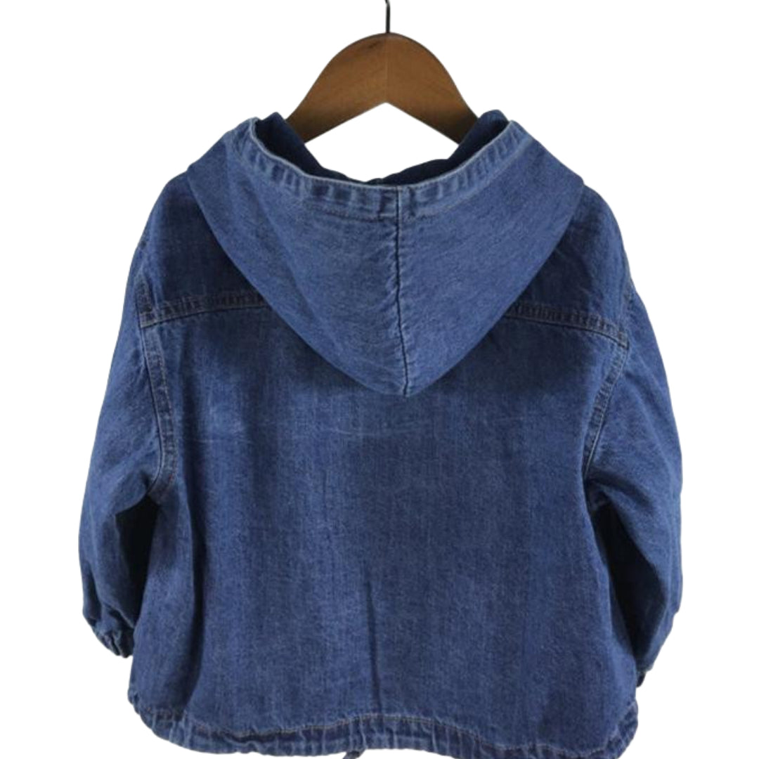 Veste en Jean à Capuche Bébé