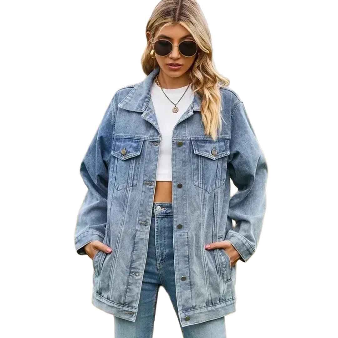 Veste en Jean Rétro Femme