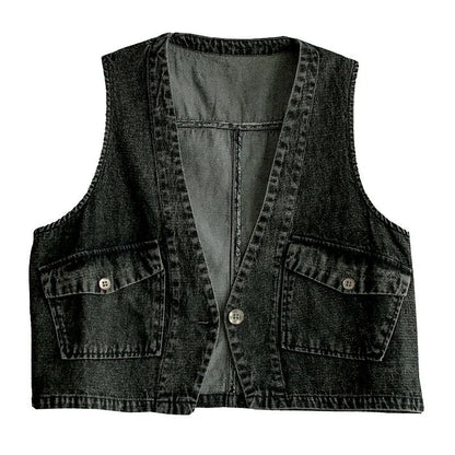 gilet-en-jean-gris-femme