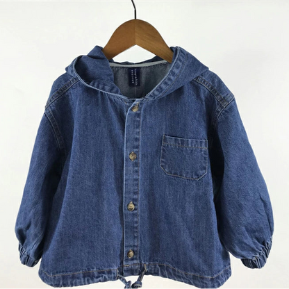 Veste en Jean à Capuche Bébé