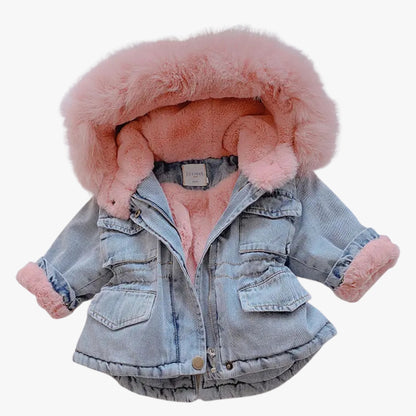 veste-en-jean-a-capuche-fille-rose-seule
