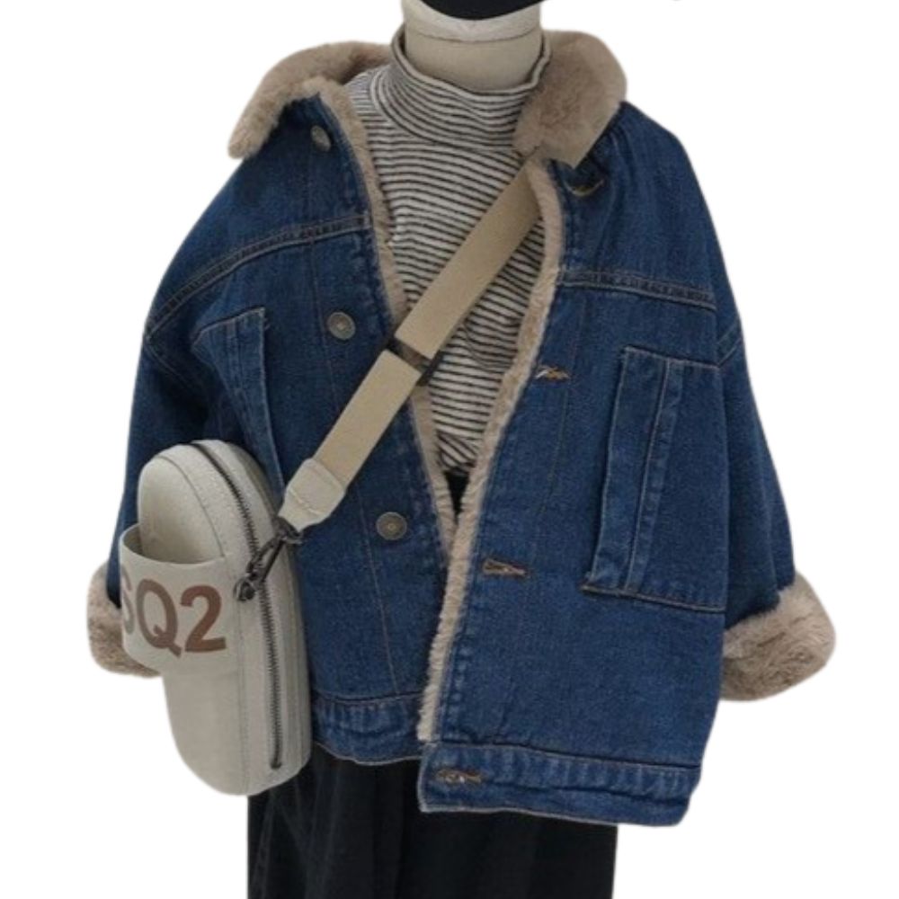 veste-en-jean-avec-moumoute-fille-bleu-foncé