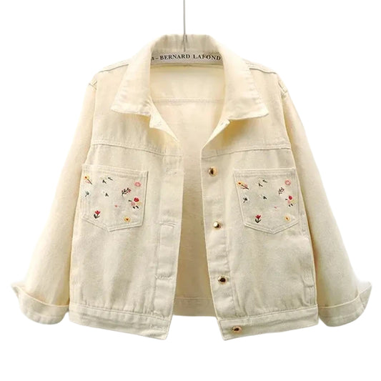 veste-en-jean-beige-fleurie-femme-minimaliste