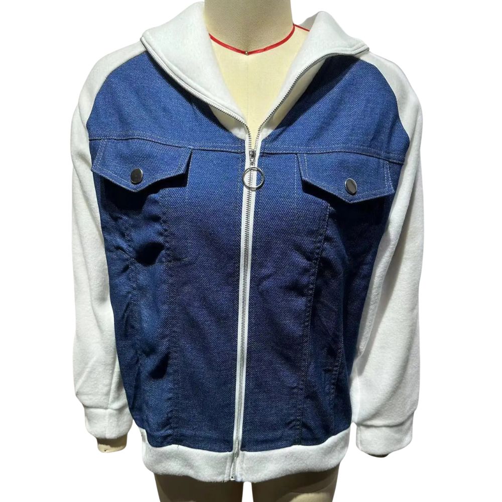 veste-en-jean-bimatiere-gilet-femme-bleu-face