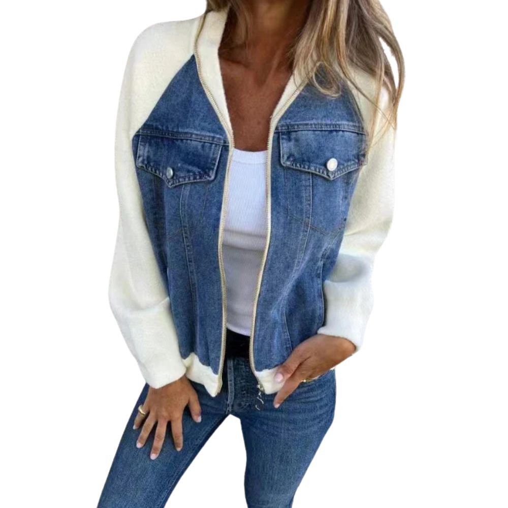 veste-en-jean-bimatiere-gilet-femme-bleu