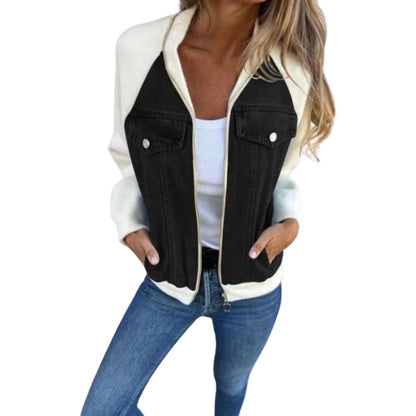 veste-en-jean-bimatiere-gilet-femme-noir