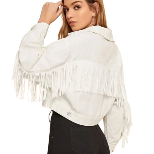 veste-en-jean-blanche-courte-a-franges-femme