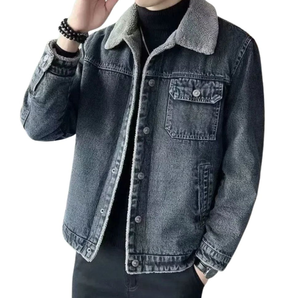 veste-en-jean-col-sherpa-homme