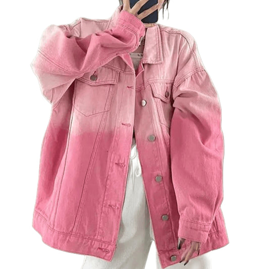 veste-en-jean-femme-oversize-degrade-rose