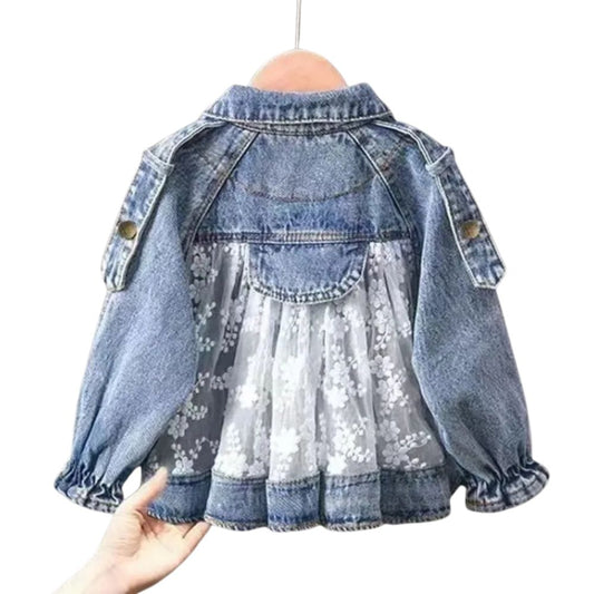 veste-en-jean-fille-avec-dentelle