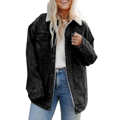 veste-en-jean-interieur-mouton-femme-noir