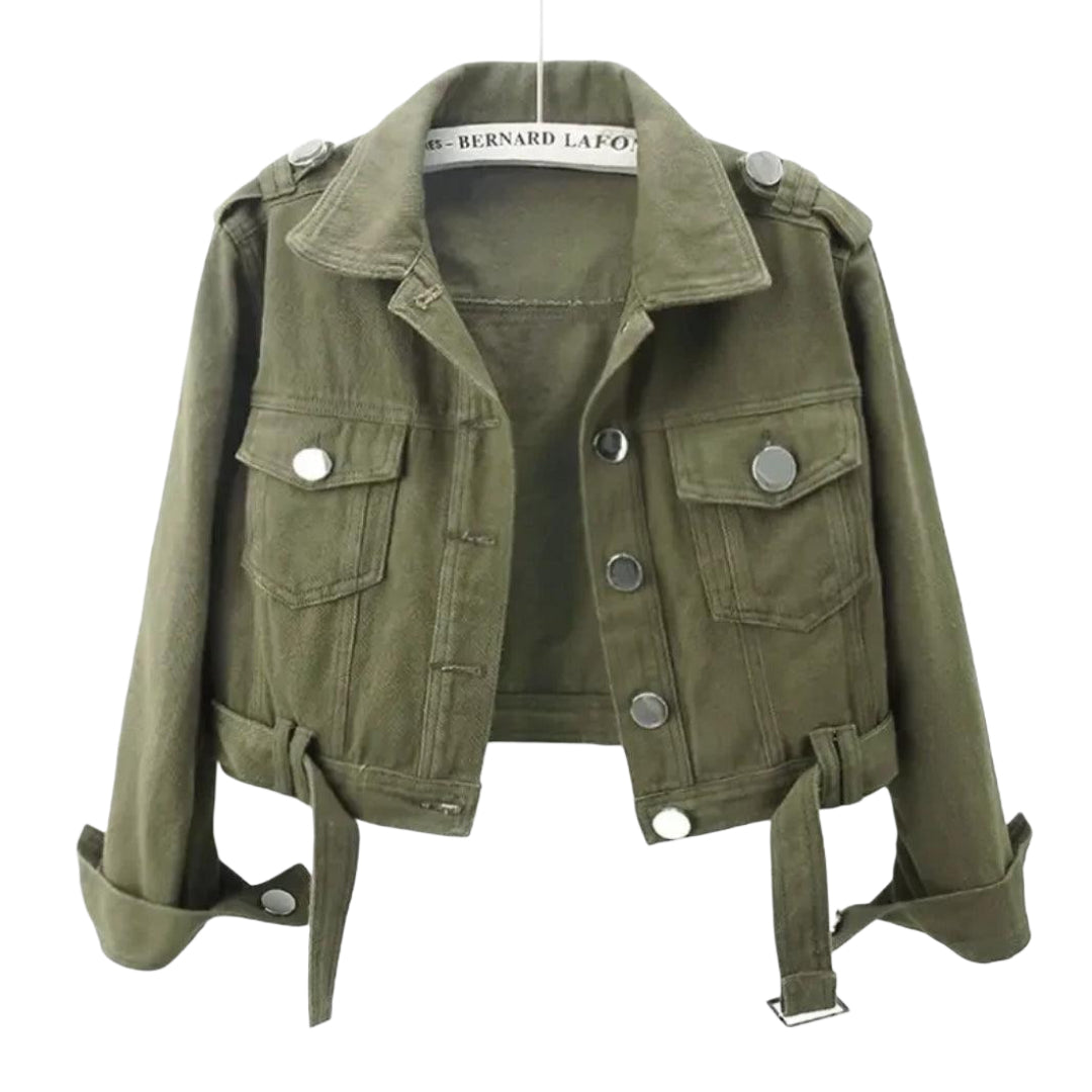 veste-en-jean-kaki-femme