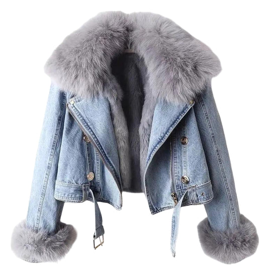 veste-en-jean-luxe-femme-polaire