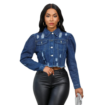 veste-en-jean-manches-bouffantes-effet-use-femme-bleu-foncé