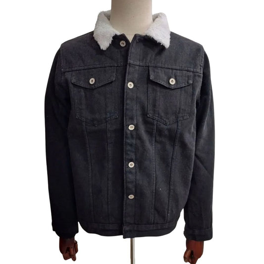 veste-en-jean-noir-moumoute-homme