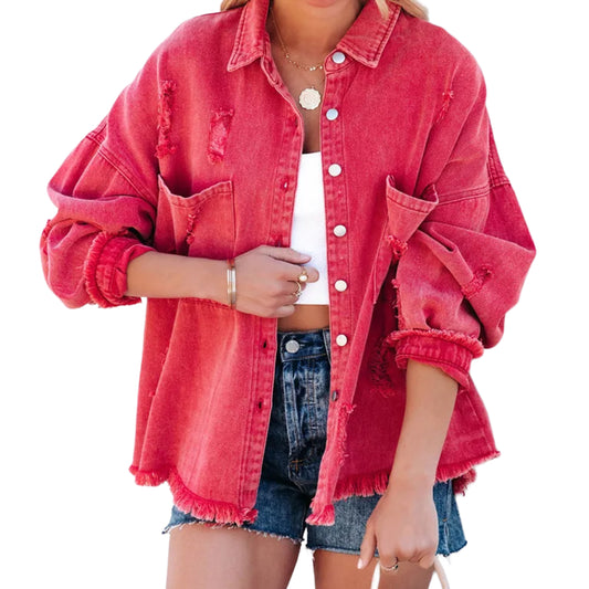 veste-en-jean-rouge-dechiree-femme