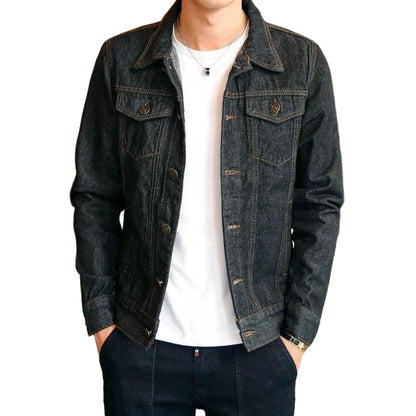veste-en-jean-slim-homme-black