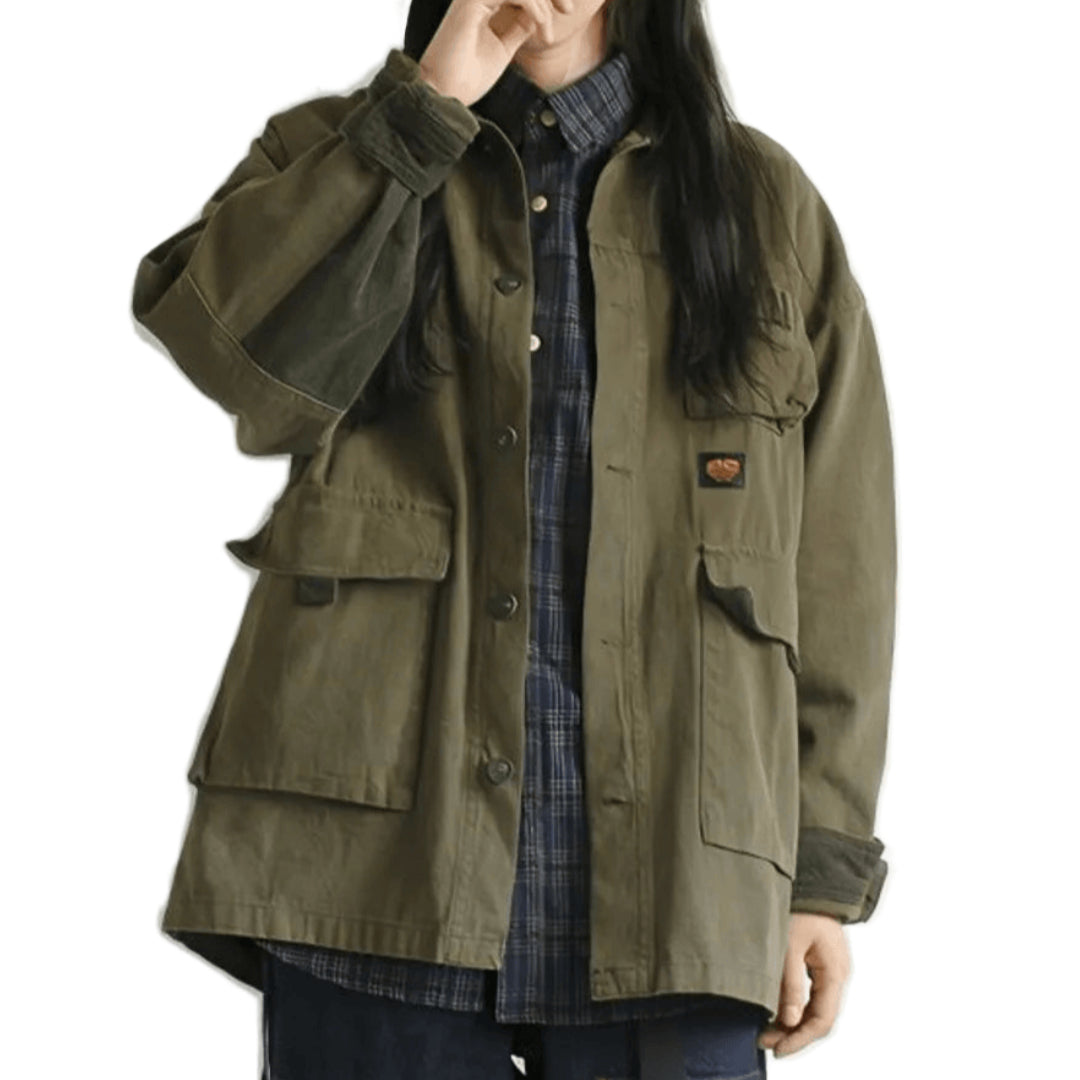 veste-en-jean-vert-kaki-femme2